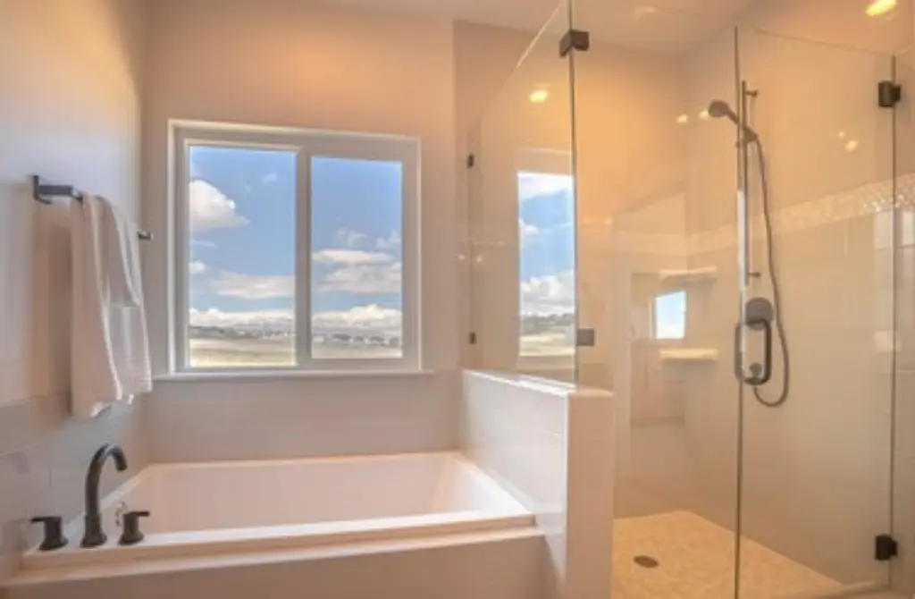 how to remodel a bathroom with a window in the shower