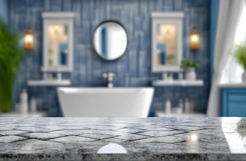 how to clean bathroom countertops